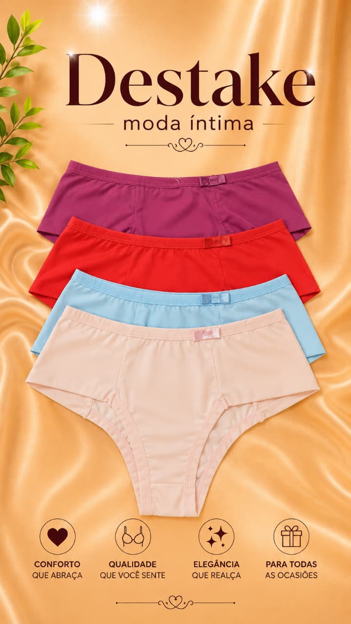 Calcinha Confort Lateral Dupla
