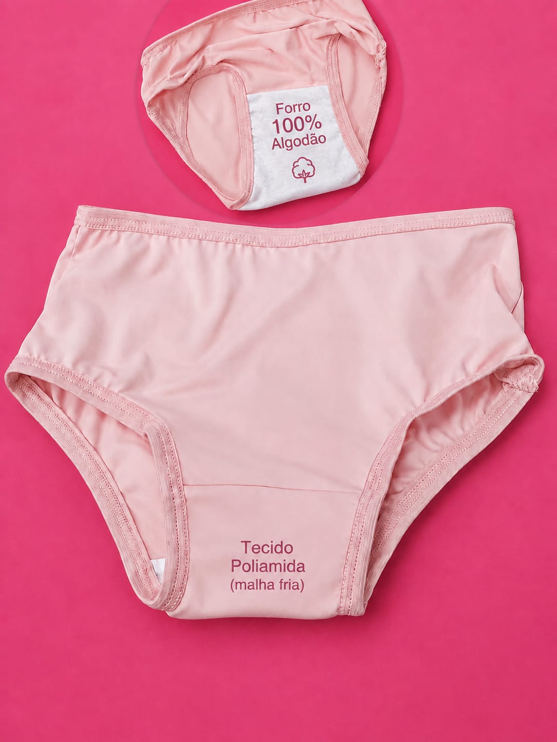 Calcinha Infantil Teen - Poliamida